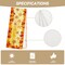 Linen Orange Watercolor Maple Leaf Fall Table Runner 72 Inches Long Farmhouse Fall Autumn Thanksgiving Home Kitchen Dining Room Table Decoration